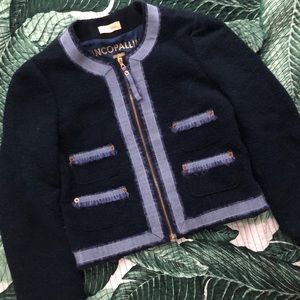 i pinco pallino blue kids jacket